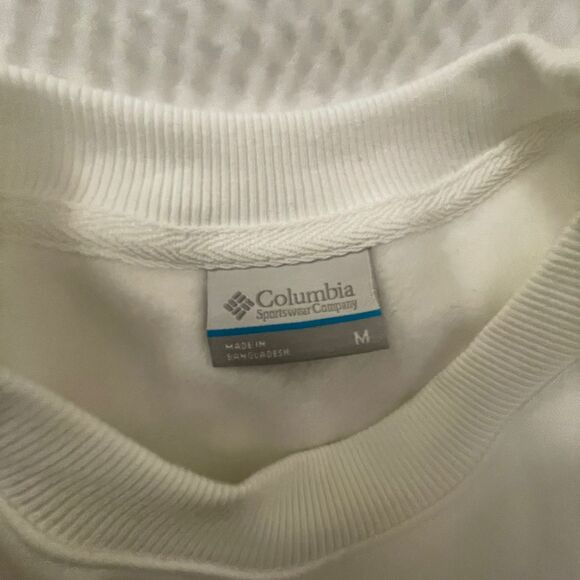 NWT Columbia Women's White Aldermore Crewneck Long Sleeves Sweatshirt Size M - Picture 6 of 11